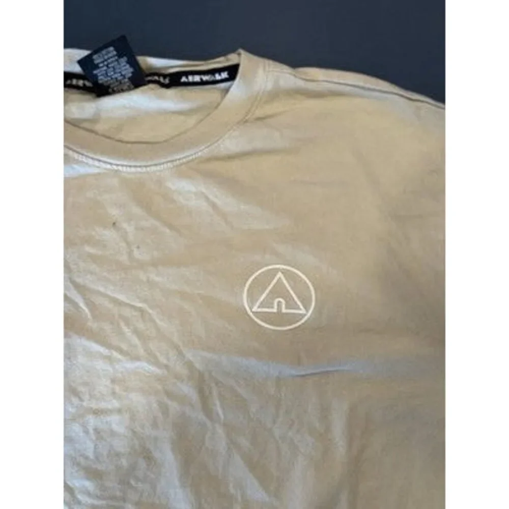 Modern Airwalk Long Sleeve T Shirt XL Brown Printed Sleeves‎